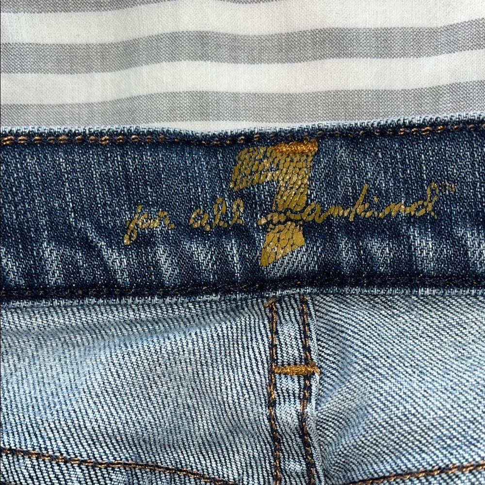7 for All Mankind - Women's Boot Cut Jeans - Dark Blue - Picture 4 of 6